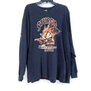Harley Davidson Tshirt Men's Size 3XL Black